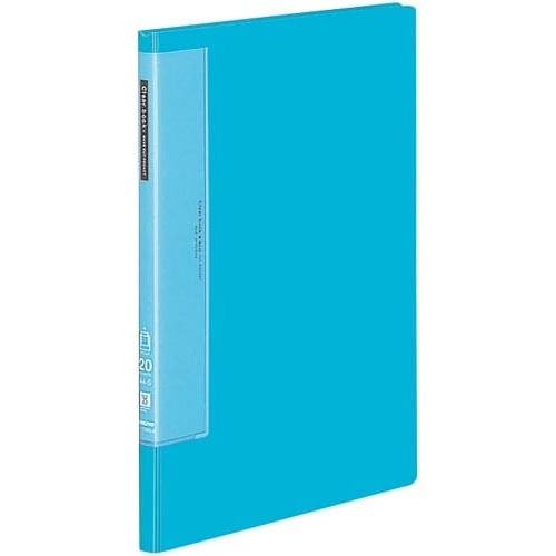 クリヤーブックＷＣ　固定式Ａ４縦２０枚水１０冊画像