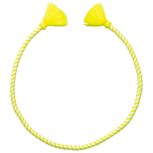 かんたんねじりはちまき 黄/白 1個画像