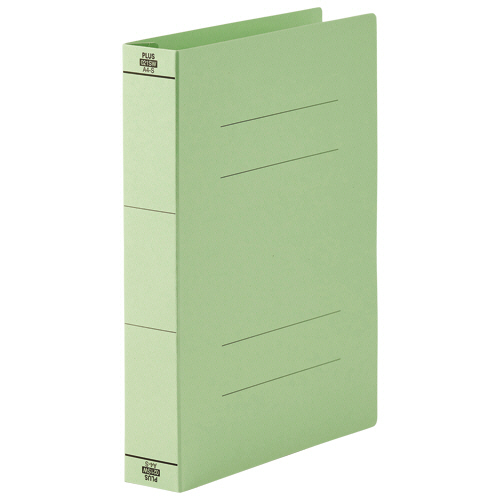 ﾌﾗｯﾄﾌｧｲﾙ 厚とじ500 樹脂製とじ具 A4ﾀﾃ 背幅53mm ｸﾞﾘｰﾝ 1ｾｯﾄ(10冊)画像