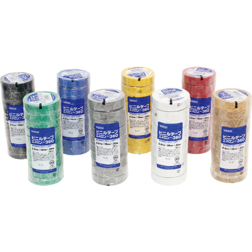 ｴｽﾛﾝﾃｰﾌﾟ#360 19×20 黄 1巻画像