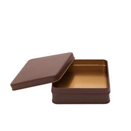 ギフト箱 KS-122 スクエア缶 チョコレート 側島製罐画像