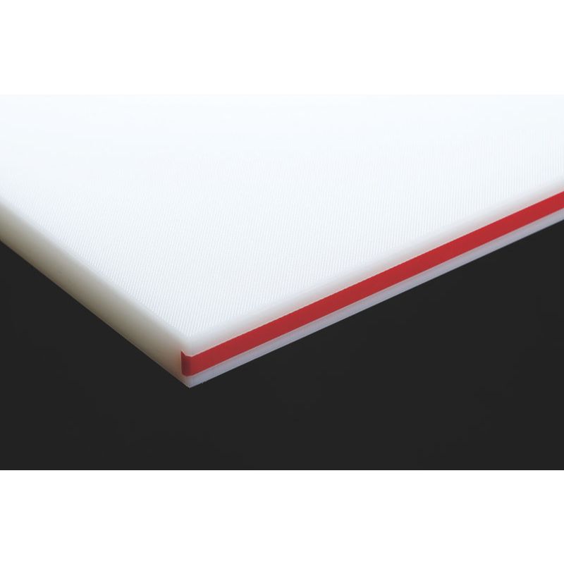 住友 抗菌スーパー耐熱まな板(カラーライン付) 30SWL 赤 住ベテクノプラスチック画像