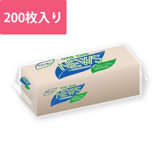 ニュ-ズペ-パ-タオルエコノミー200枚画像