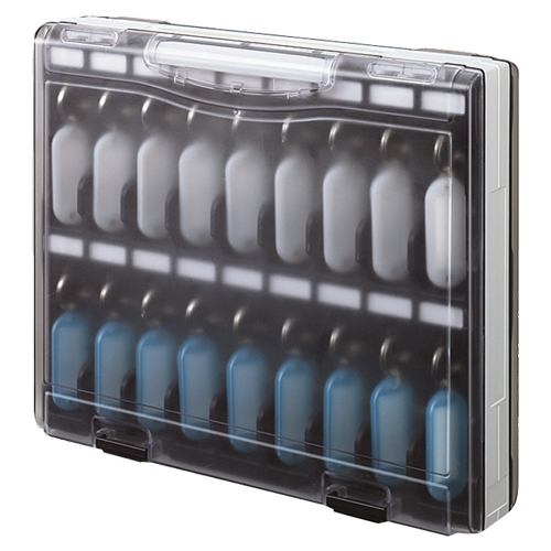 ｷｰﾌｧｲﾙﾀﾞﾌﾞﾙ(KEYSYS) 透明ﾌﾀﾀｲﾌﾟ 36個吊 1個画像