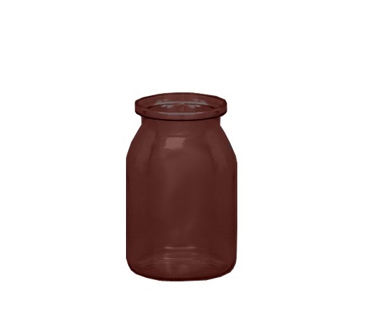 散薬瓶 300㏄(茶)本体 1個画像