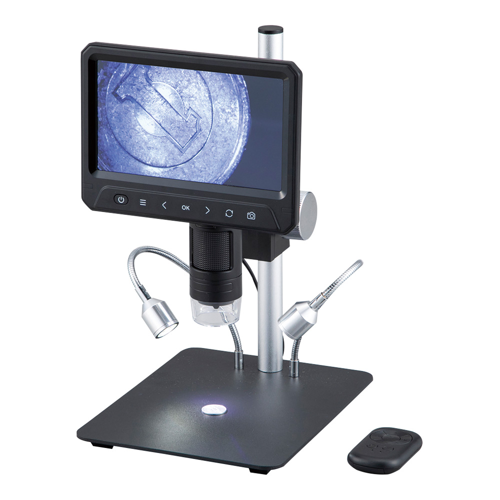モニター付きデジタル実体顕微鏡 1200万画素