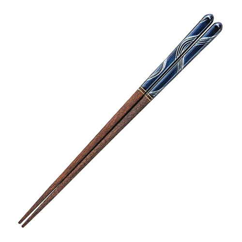 箸 23cm 泉流食洗機対応 木製 青画像