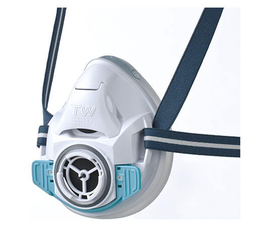 防じん・防毒両検定マスク/半面形/　Sサイズ/白磁（ホワイト）画像