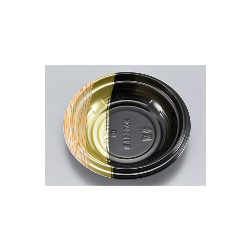 シーピー化成 どんぶり容器 BF折丼34 霧島黒 本体 発泡画像