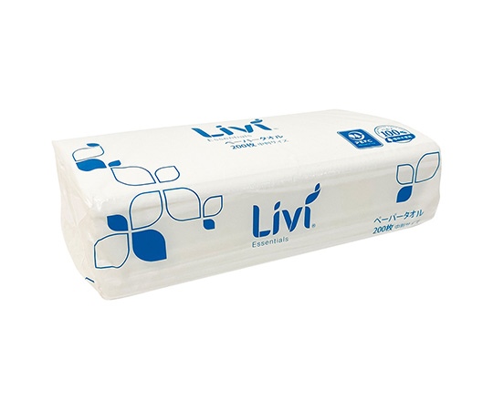 ペーパータオル（リビィ） レギュラーサイズ 1箱（200枚×40袋入）画像