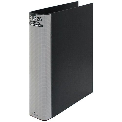 ﾀﾞﾌﾞﾛｯｸﾌｧｲﾙ B5ﾀﾃ 26穴 250枚収容 背幅44mm ﾌﾞﾗｯｸ 1冊画像