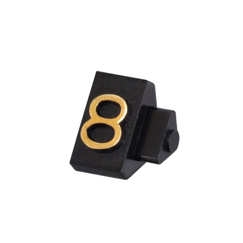 陳列備品 ニュープライスキューブ補充S用(20粒) 黒/金 8 友屋 黒と金のコントラストが鮮やかな20粒の容器