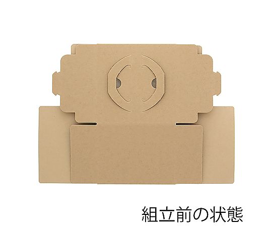 ネオクラフト キャリーデコBOX S 10枚入 割れ目が入ったデザイン入りの箱が並んでいる様子