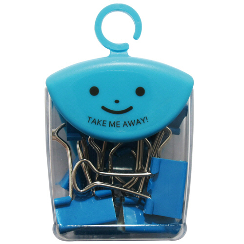 ﾂﾚﾃｯﾃ ﾀﾞﾌﾞﾙｸﾘｯﾌﾟ 口幅19mm ﾊﾟｽﾃﾙﾌﾞﾙｰ 1ｾｯﾄ(40個:8個×5ｹｰｽ)画像