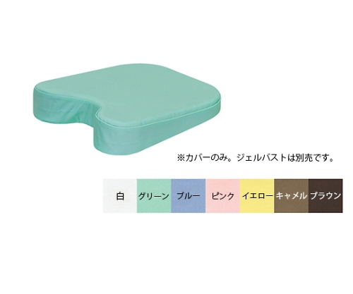 ジェルバスト用綿製カバー 幅43×奥行52×高さ3/10cm ブラウン画像