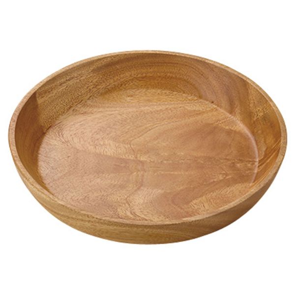 皿 ウッドブレス 深型丸型プレートφ23cm パール金属画像