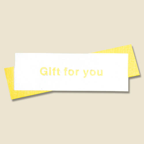 ギフトシール ゴールドパイル ６３片画像