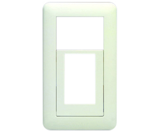 Jワイドプレート　スイッチコンセントプレート1連用