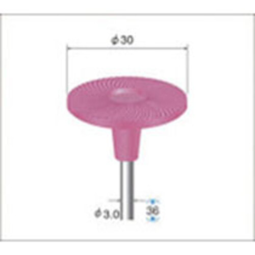 軸付ｺﾞﾑ砥石ﾃﾞｨｽｸ 1ﾊﾟｯｸ(5本)画像