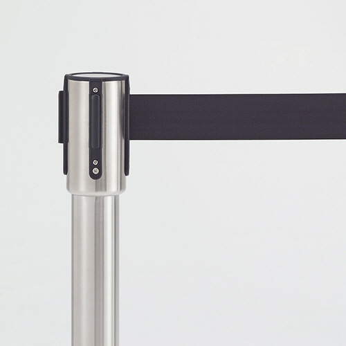 ﾍﾞﾙﾄﾊﾟｰﾃｰｼｮﾝｽﾀﾝﾄﾞSH ｼﾙﾊﾞｰﾀｲﾌﾟ ﾍﾞﾙﾄ:黒 1ｾｯﾄ(4台)画像