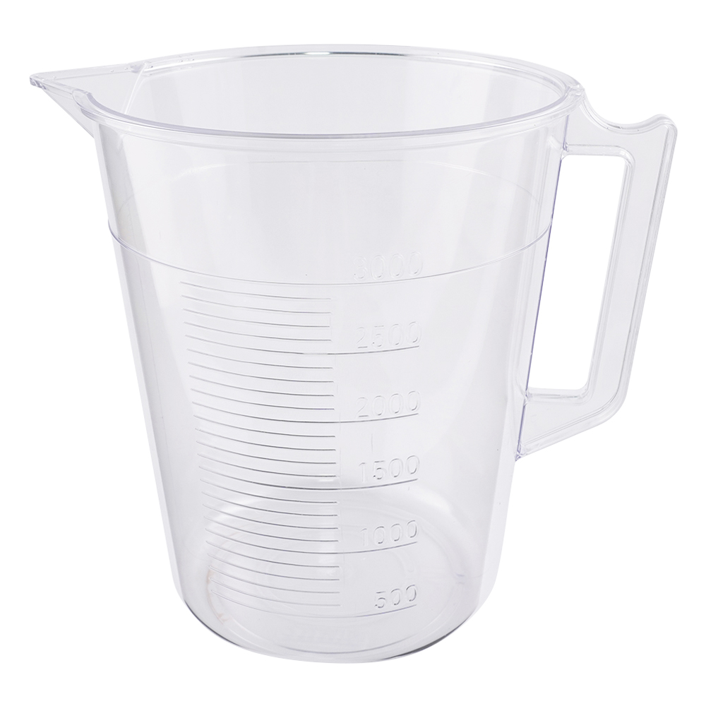 透明計量カップ 3000mL 1個 3005-02