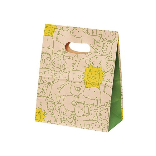 紙手提袋 イーグリップ M パズール パックタケヤマ [バラ販売]画像