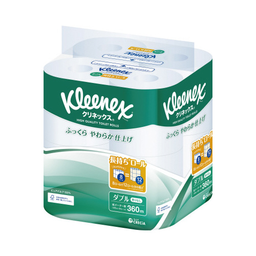 クリネックスコンパクト　ダブル４５ｍ　８個画像