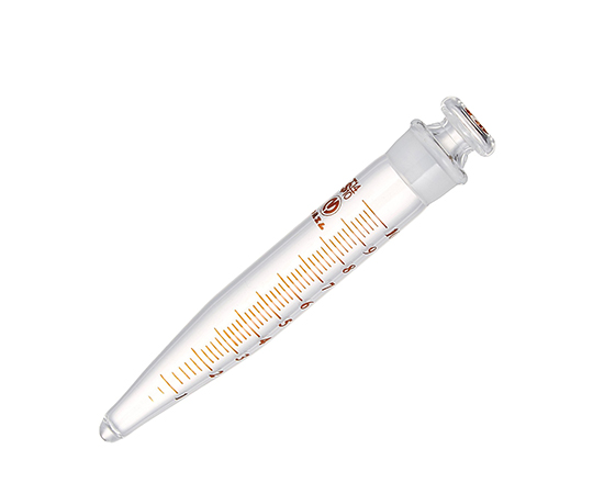 共栓試験管・遠沈管（浸透焼付目盛付き） 10mL スピッチ 1箱（10本入）画像