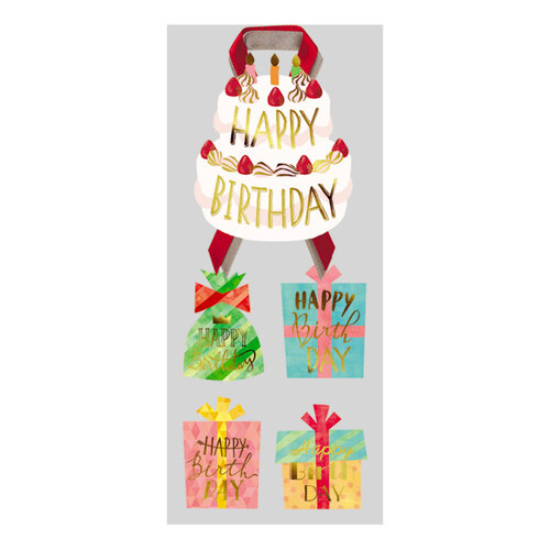 シールリボン バースデーケーキ画像