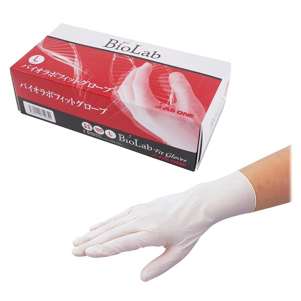 バイオラボフィットグローブ（パウダーフリー）　L　100枚入画像