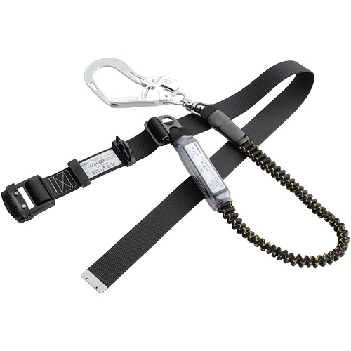 墜落制止用器具 胴ﾍﾞﾙﾄ型 伸縮式 黒 1本画像