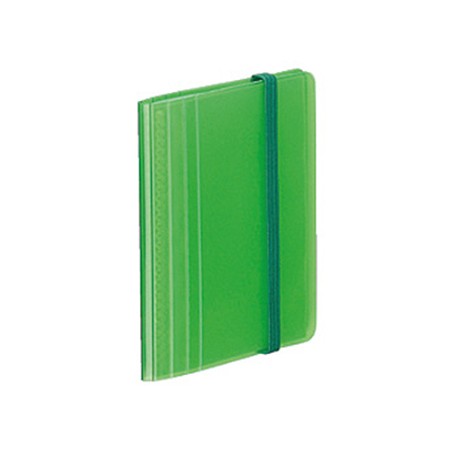 ｶｰﾄﾞﾎﾙﾀﾞｰ(ﾉﾋﾞｰﾀ)固定式ﾐﾆﾀｲﾌﾟ60名(最大120名)ﾀﾃ入ﾗｲﾄｸﾞﾘｰﾝ 1ｾｯﾄ(10冊)画像