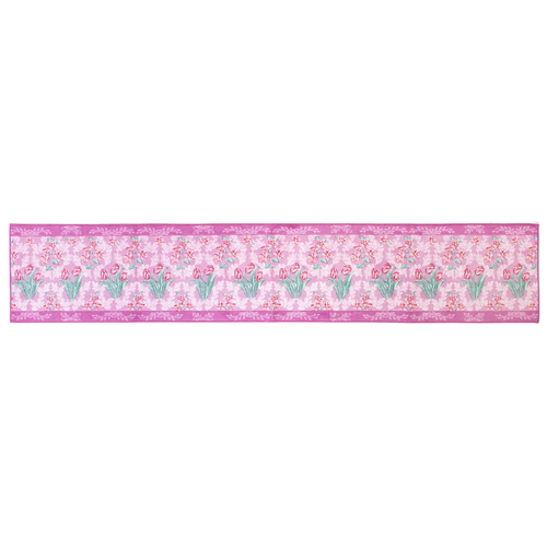 キッチンマット　ロイヤルコレクション　アーツ　約45cm×240cm　P　ピンク画像