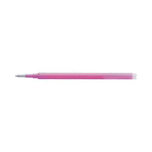 フリクション単色用替芯 0.7mm ピンク 10本 ピンク色の替芯が10本、整然と並んでいる様子