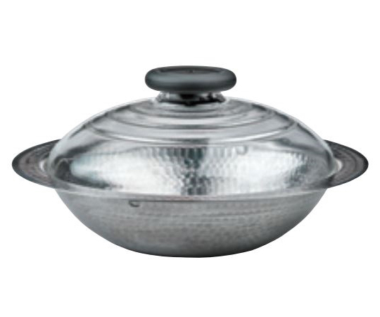 フタがガラスの IH 対応ステンレス鍋 26 雪平