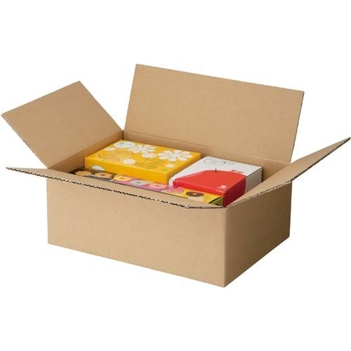 無地小型ダンボール　Ｍ　（底面Ｂ５）　２０枚画像