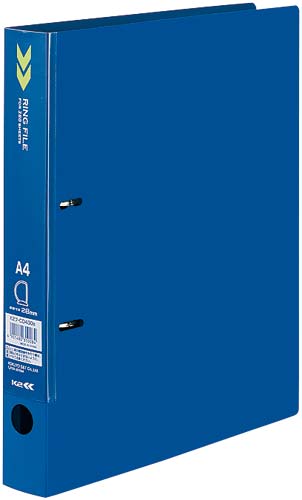 Ｄリングファイル＜Ｋ２＞背幅３９ｍｍ枚青×１０画像
