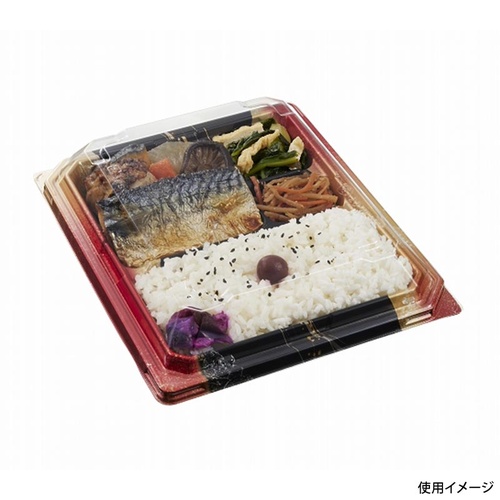 中央化学 弁当容器 CT 宝台膳 23-19E 光輝R 本体画像