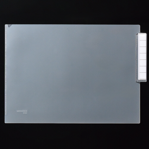 ｶﾙﾃﾌｫﾙﾀﾞｰ ｼﾝｸﾞﾙﾎﾟｹｯﾄ A4ﾖｺ 見出し紙付 乳白 1箱(200枚)