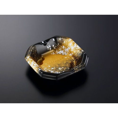 中央化学 どんぶり容器 SD 波音丼 K17浅 箔BK-BK 本体 発泡画像