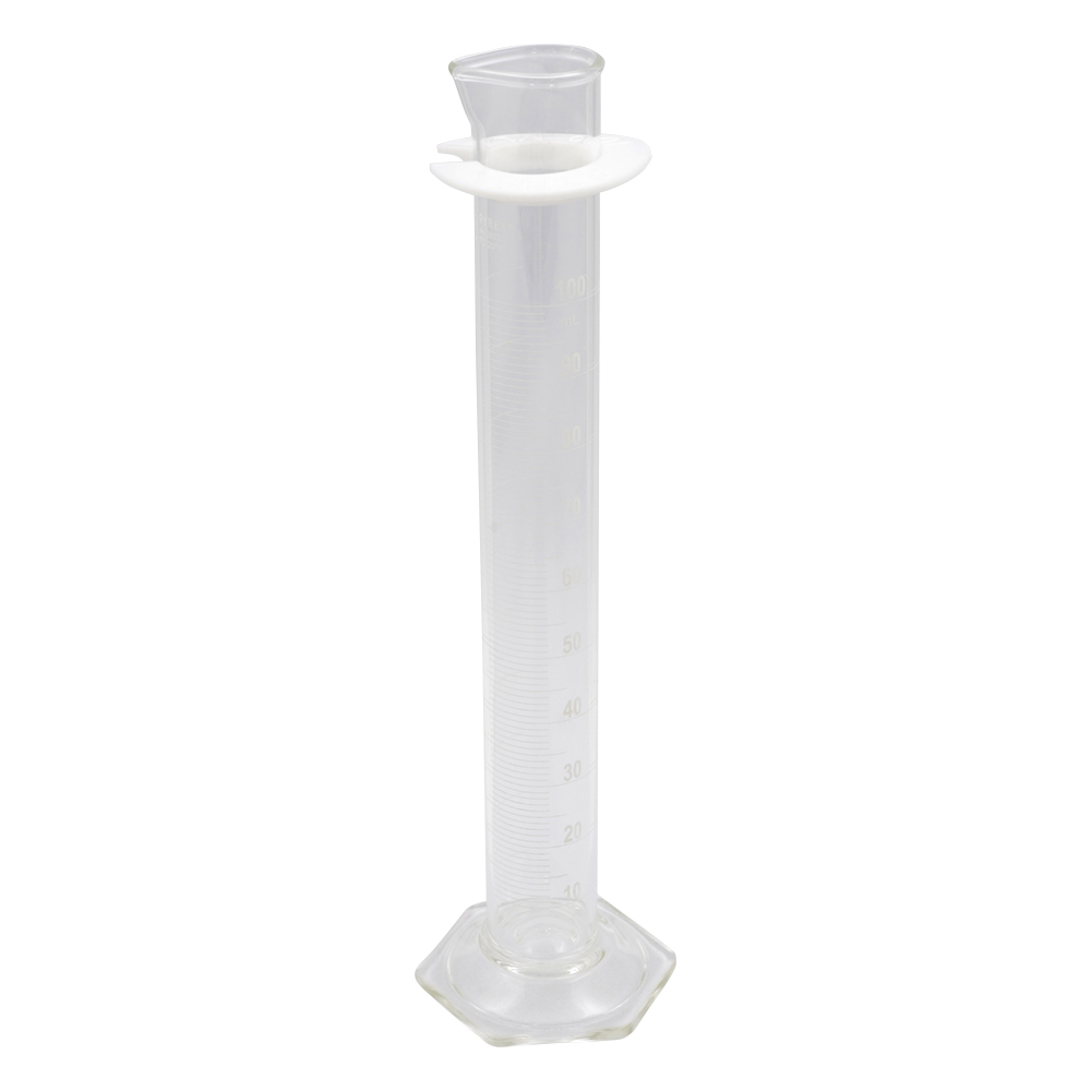 メスシリンダー PYREX(R) バンパー付き　100mL画像