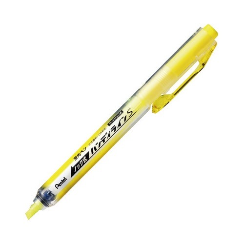 ノック式　ハンディラインＳ　イエロー　１０本画像