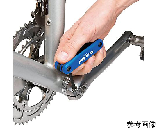 フォールドアップヘックスレンチセット 工具が整然と配置されている状態