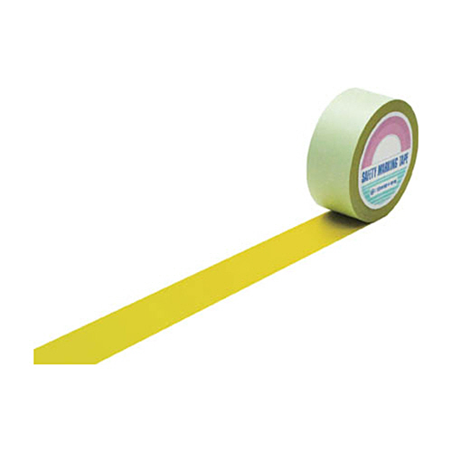 緑十字 GT-502Y 50mm幅×20m 黄色 ｵﾚﾌｨﾝ樹脂 1巻画像