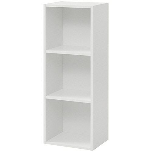 ｶﾗｰﾎﾞｯｸｽ A4ﾌﾞﾗｻﾞｰｽﾞ 3段 幅400×奥行290×高さ1090mm ﾎﾜｲﾄ 1台画像