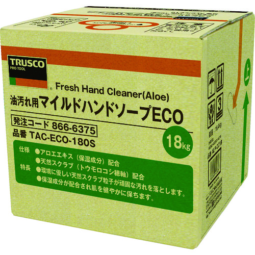 ＴＲＵＳＣＯ　マイルドハンドソープ　ＥＣＯ　１８Ｌ　詰替　バッグインボックス画像