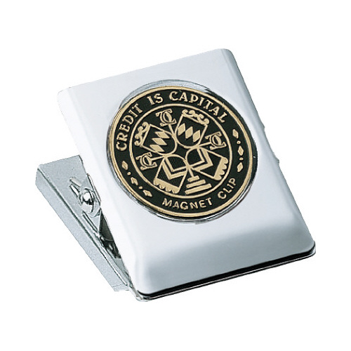 マグネットクリップ中　口幅３６ｍｍ　黒Ｘ５画像