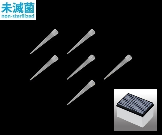 アイビススペアボックス（ボックスパック用スペアープレート）　1～250μL　96本/袋×10袋画像