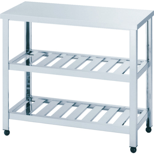 作業台二段ｽﾉｺ板付 600×450×800 1台