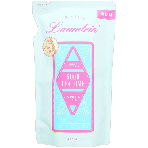ﾗﾝﾄﾞﾘﾝ 柔軟剤 ﾎﾜｲﾄﾃｨｰの香り 詰替 480mL 1個画像